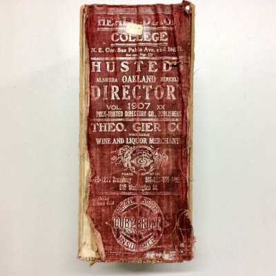 Husted's Oakland-Alameda-Berkeley Directory, 1907