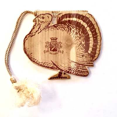 Dance card for Thanksgiving Informal Ball of Gamma Pi chapter, 1938