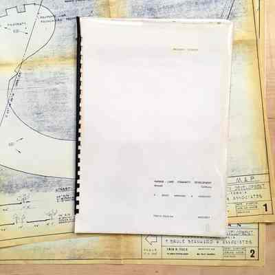 Report and maps for a Yacht Harbor area at South Shore, 1962