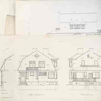Architectural plans for 1244 St. Charles, by Henry H. Meyers, c. 1899