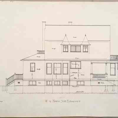 B: North Side Elevation