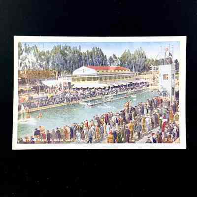 Postcard of large pool area, Neptune Beach, c. 1920s