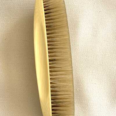 Ivory Pyralin Celluloid handled hair brush, c. 1920