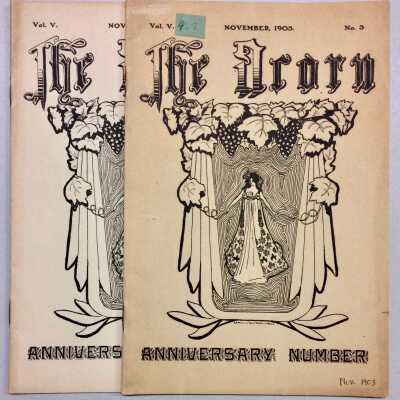November 1903 edition of Alameda High School 'The Acorn'