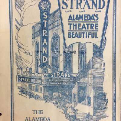 Program booklet attractions Strand Theatre, 1924