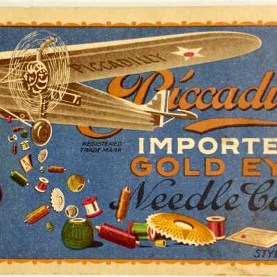 'Picadilly' Needle booklet, late 1920s/early 1930s