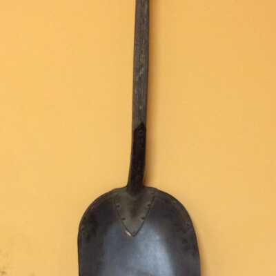 O. Ames Crucible Steel Coal shovel from the Fuel, Feed & Ice yeard of August Pearson, late 1890s, early 1900s