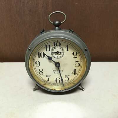 Westclox Baby Ben Bedside clock with case, c. 1920s