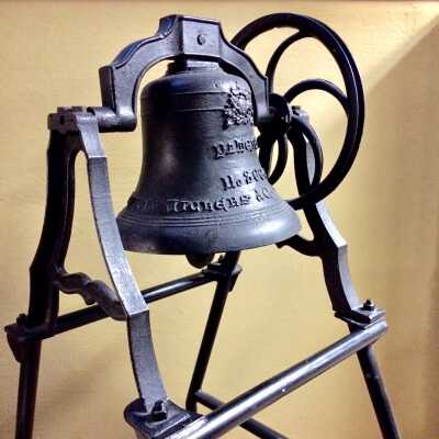 Cast Iron Bell, used at Lincoln School, 1863