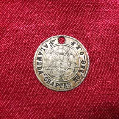 Metal ID tag for the Order of the Eastern Star, prior 2019
