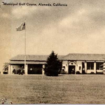 Postcard of Club House, Municipal Golf Course, c. 1950