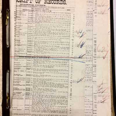 Edwards Transcript of Records, 1905-1906