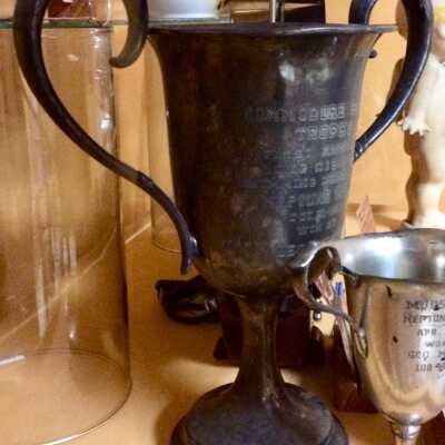 Neptune Beach Swimming competition Trophy won by Leo Purcell, 1917