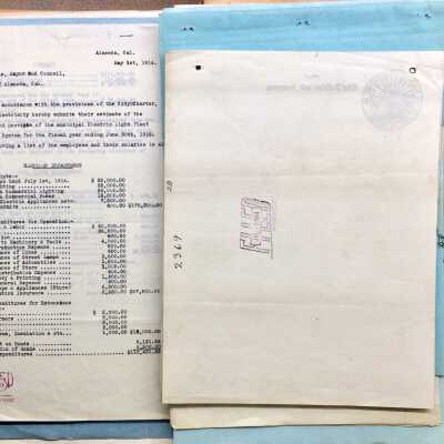 Folder with City Documents (#2351-2400), 1914-1919