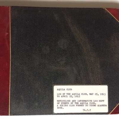 Log Book Aquila Club, 1913-1915