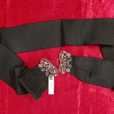 Silk belt with buckle of Bertha Meyers, c. 1908