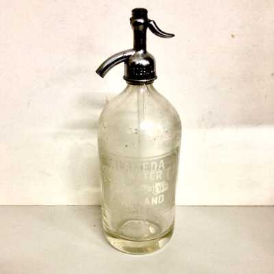 Bottle of Seltzer Water produced by the Alameda Soda Water Co.