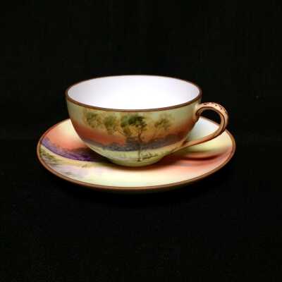 Neptune Beach Nippon cup and saucer concession prize, c. 1920