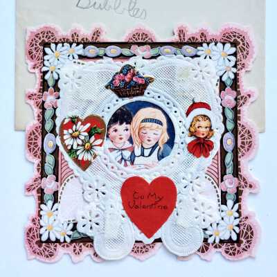 Valentine's Day Card from Robert A. Wilson to Mrs. B. L. Fisher, late 1920s