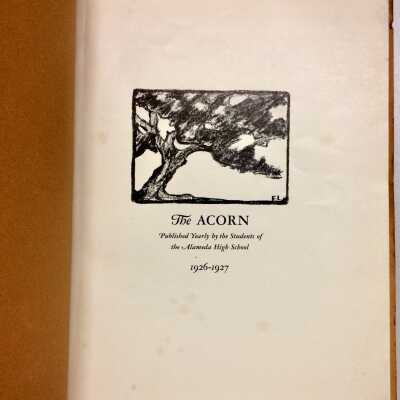 Alameda High School 'Acorn' yearbook, 1926-1927