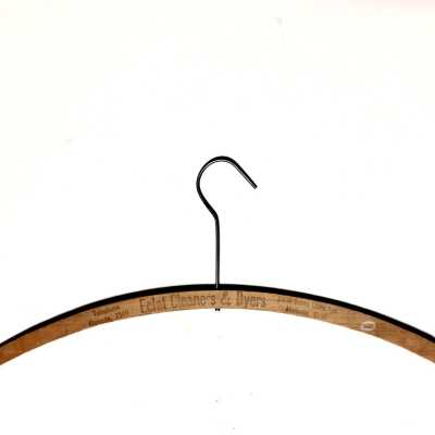 Advertising clothes hanger from Eclat Cleaners and Dyers, c. 1920s