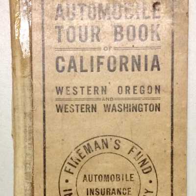 Automobile tour book of California, 1921