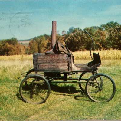 Postcard of a car, from Sports Motor, Inc., 1960