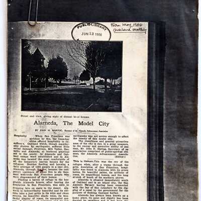 Photocopy of 'Alameda, The Model City', by John H. Hartog, 1906