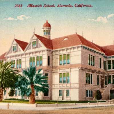 Photo postcard Mastick School, c. 1910