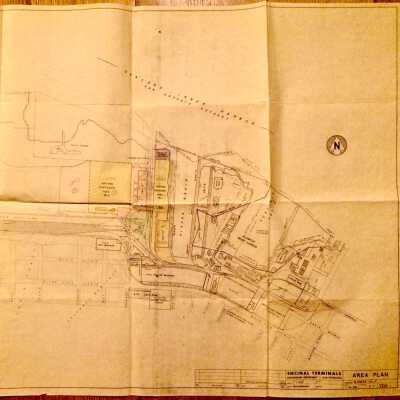 Encinal Terminals map, 1958