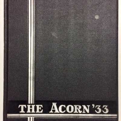 Alameda High School 'Acorn' Yearbook, 1933