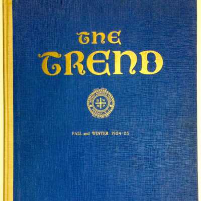 Fabric Sample book 'The Trend' from the Golden Needle Tailoring, 1924-1925