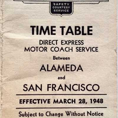 Key System Time Table, 1948