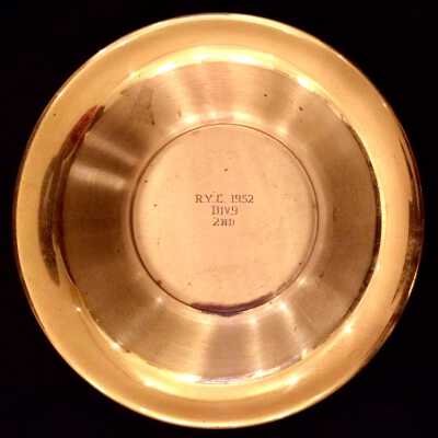 Copper 2nd place Richmond Yacht Club Trophy of Lester Stone, 1952
