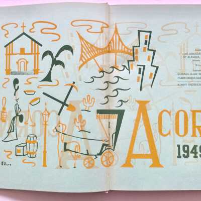 Alameda High School 1949 ‘Acorn’ yearbook of Bob O'Hare