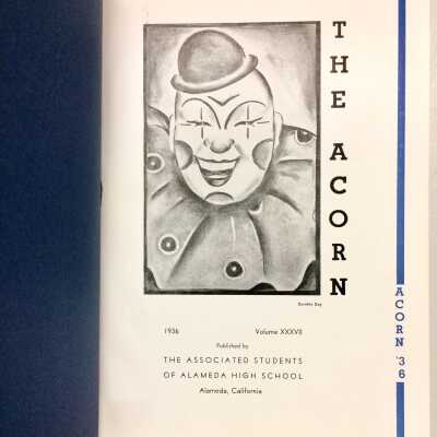 Alameda High School 'Acorn 36', yearbook, 1936