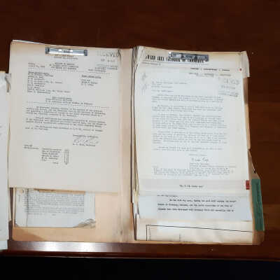 Documents about the unrealized Second Bay Crossing, 1945-1946
