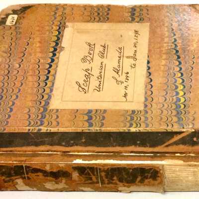 Scrapbook about the Unitarian Club, 1896-1898