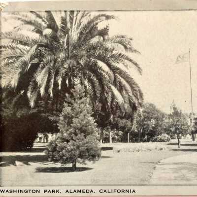 Postcard of Washington Park, c. 1940s