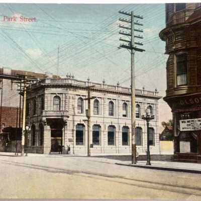 Postcard Alameda Bank, c. 1912