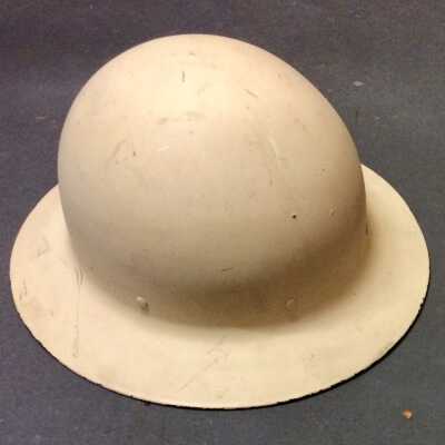 Air Raid Warden's metal helmet, 1941-1945