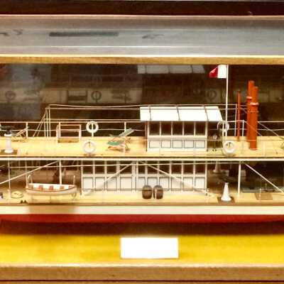 Model of Paddlewheel Boat Capello, by Winston T. Nielson, prior 2005