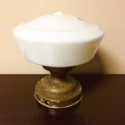 Ceiling light fixture from 3272 Garfield Ave, c. 1912