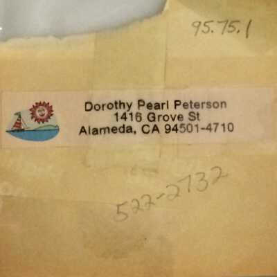 Address of donor inside bowl