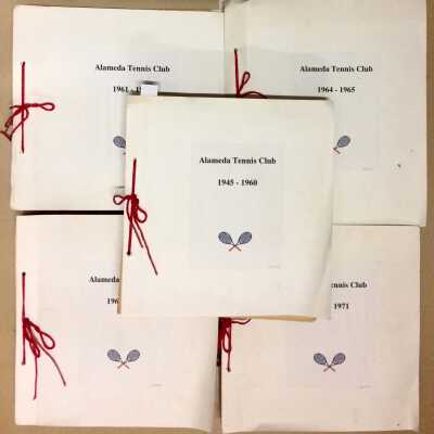 Collection of Scrapbooks about the Alameda Tennis Club, 1945-1971