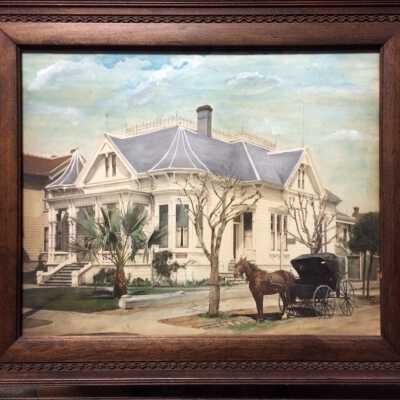 Victorian cottage, corner Sta. Clara and Chestnut, A.A. Stafford home, c. 1900
