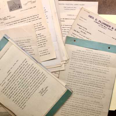 Folder with Miscellaneous City documents (#1551-1599), 1910-1913