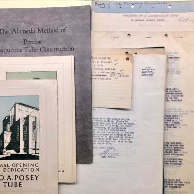 Posey Tube history documents, 1919-1928