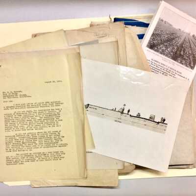 Folder about "Future Development', 1924-1926