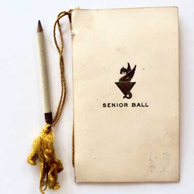 Dance Program booklet for the Senior Ball of Alameda High School, 1902
